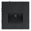 Розетка компьютерная встраиваемая VOLTUM S70 RJ45 кат.6, (графит)
