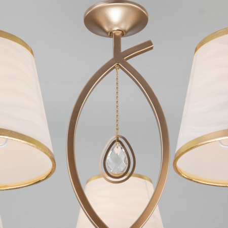 Классическая люстра 60091/5 перламутровое золото Eurosvet Salita