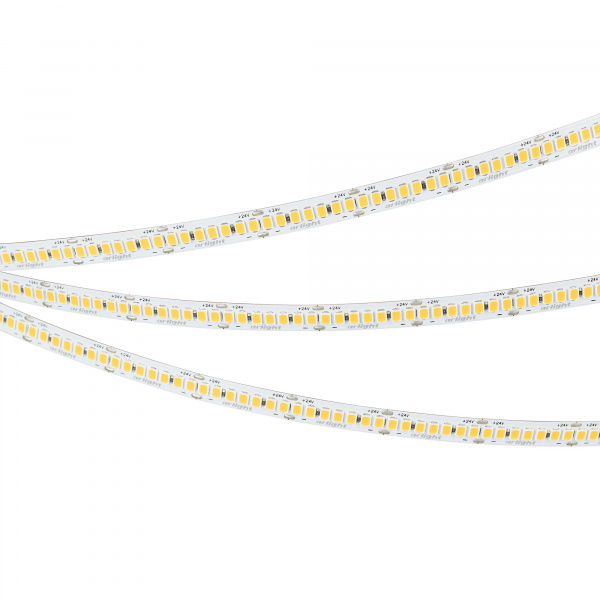 Arlight Лента RT-A280-8mm 24V Warm3500 (10 W/m, IP20, 5m) (-)