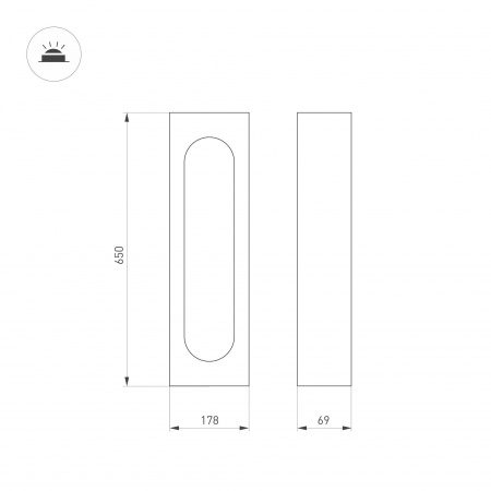 Уличный светодиодный светильник Arlight LGD-Muse-Boll-H650-12W Warm3000 037524