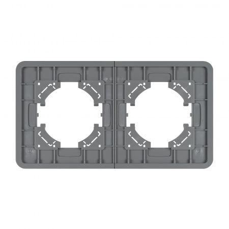 Arlight Рамка стеклянная FRM-OMALI-SFGS-2-GR (-)