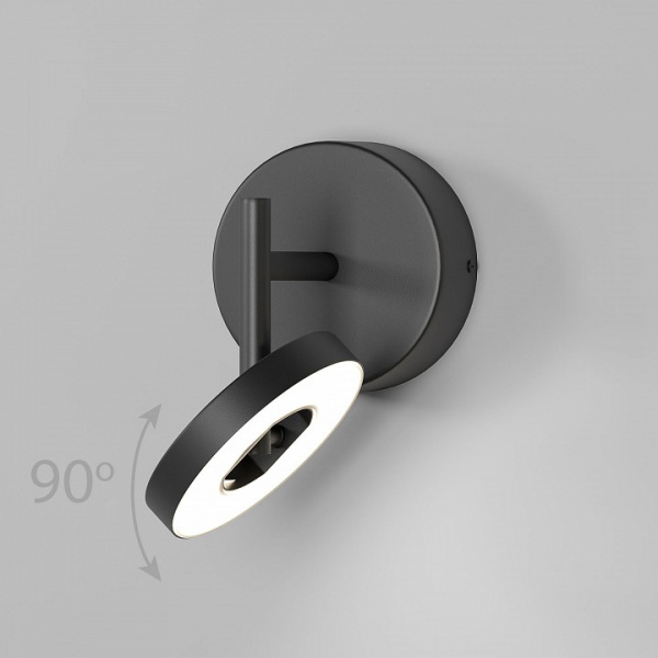 Светильник поворотный садово-парковый светодиодный Verano черный 35185/D черный Elektrostandard Verano a068590 Светильник поворотный садово-парковый светодиодный Verano черный 35185/D черный Elektrostandard Verano a068590