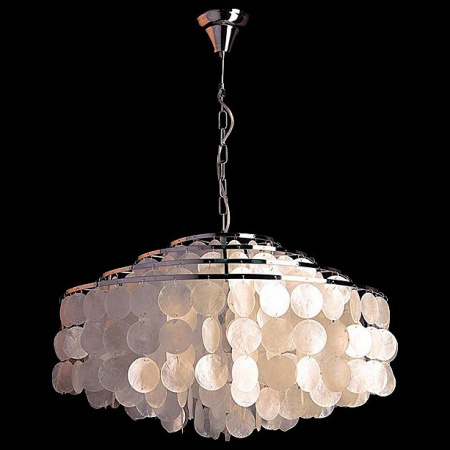 Люстра с Перламутром 3535/6 хром Eurosvet Sandra