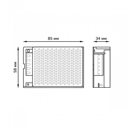 Блок питания Gauss Led Strip PS 12V 30W IP20 4A 202003030