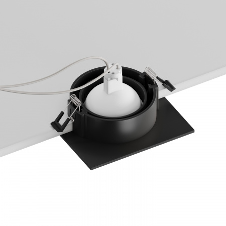 Встраиваемый светильник Hesby Atlas HSBL_0118 IP20,10Вт, GU5.3, черный