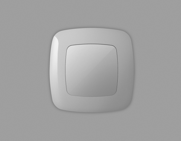 Лицевая панель OMEGA (Серебро глянец) заглушка для суппорта QUANT OP4160