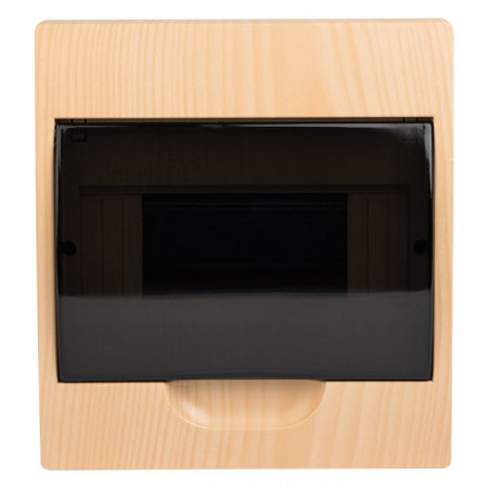 EKF PROxima Щит распределительный навесной ЩРН-П- 8 светлое дерево IP41