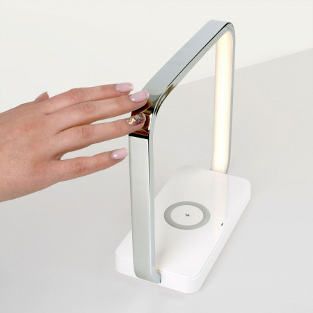 Светодиодная настольная лампа 80502/1 хром Eurosvet Frame