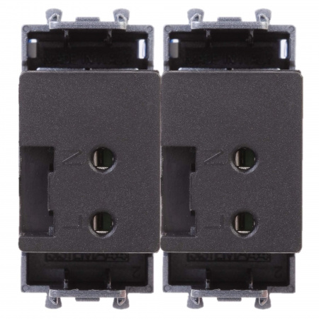 DKC Avanti Закаленная сталь Зарядное устройство USB 2 модуля