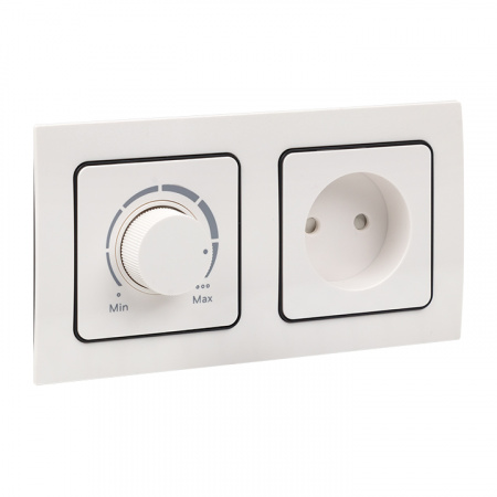 EKF PROxima Стокгольм Белый Линия черная Рамка 2-ая