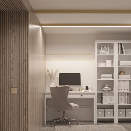 Arlight Профиль SL-LINE-5050-LW-2000 ANOD GOLD (Алюминий)