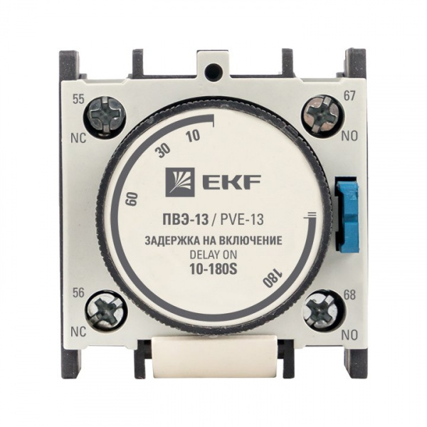 EKF PROxima Приставка выдержки времени включения ПВЭ-13 10-180сек NO+NC