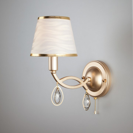 Настенный светильник 60091/1 перламутровое золото Eurosvet Salita