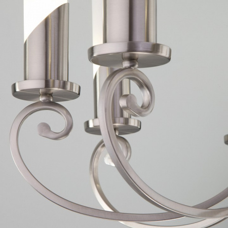 Классическая подвесная люстра 60117/8 никель Eurosvet Banci