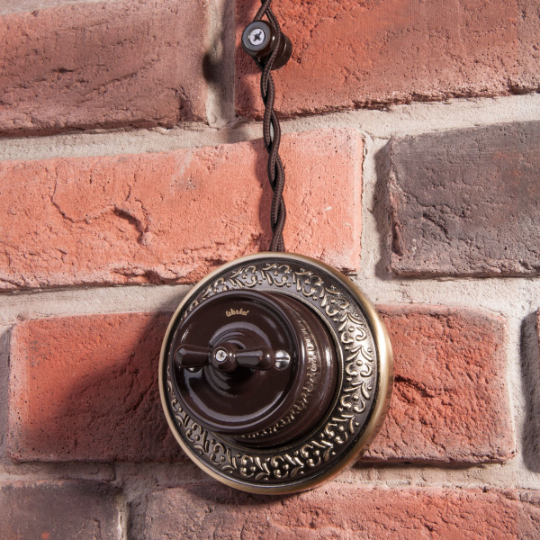 Ретро кабель витой 3х2,5 коричневый 20 м (под заказ) W6453314 Ретро кабель витой 3х2,5 коричневый 20 м (под заказ) W6453314