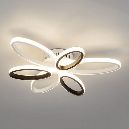 Потолочный светильник с ПДУ 90137/6 белый / чёрный Eurosvet Blade