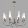 Классическая подвесная люстра 60117/8 никель Eurosvet Banci