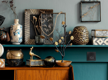 Legrand Etika Антрацит Розетка компьютерная 1-ая RJ45, категория 5е UTP