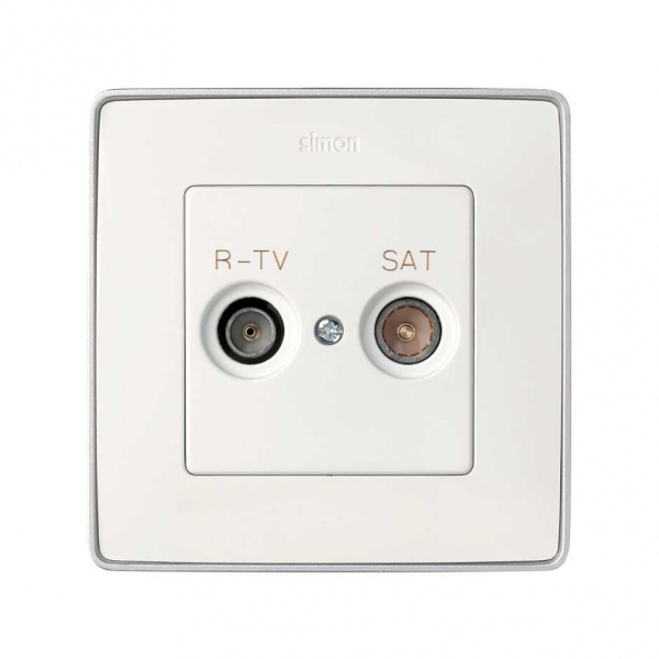 Simon 75 Мех Розетка TV-SAT оконечная