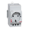 Legrand Розетка с заземлением на DIN-рейку 16А 220V