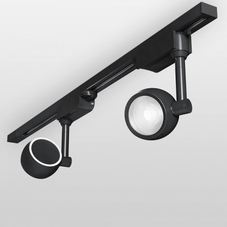 Трековый светодиодный светильник для однофазного шинопровода Oriol черный 12 Вт 4200K LTB48 Elektrostandard Oriol a047368