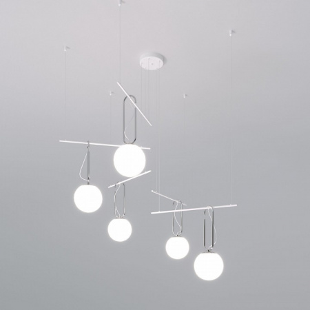 Подвесной светильник 70143/5 белый Eurosvet Riche