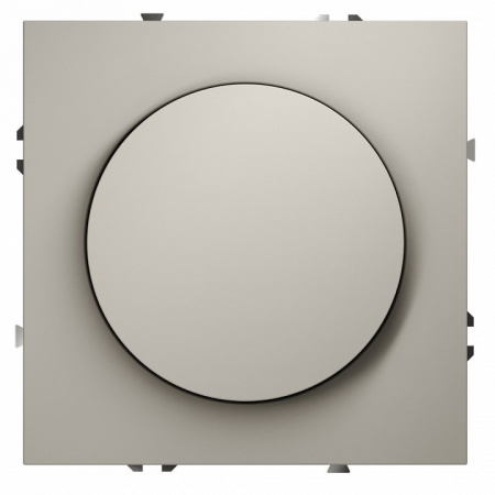 Светорегулятор встраиваемый VOLTUM S70 поворотно-нажимной 600 Вт, (кашемир)