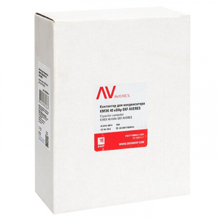 EKF Averes Контактор для конденсатора КМЭК 50 кВАр 230В 1NО