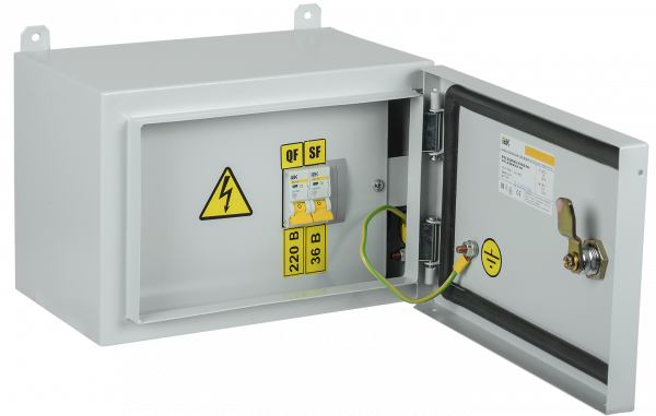 IEK Ящик с понижающим трансформатором-0,25 230/24-2 УХЛ2 IP54