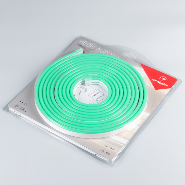 Arlight Лента герметичная AURORA-PS-A120-16x8mm 24V Green (10 W/m, IP65, 2835, 5m) (-) Arlight Лента герметичная AURORA-PS-A120-16x8mm 24V Green (10 W/m, IP65, 2835, 5m) (-)