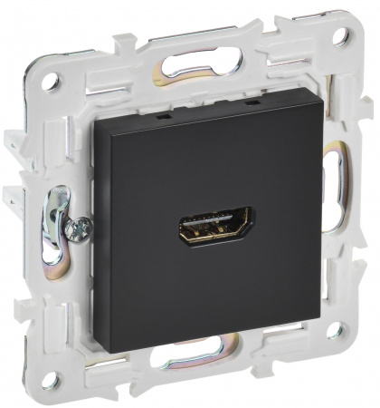 IEK SKANDY Черный Розетка HDMI SK-H01Bl