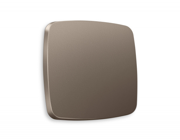 Лицевая панель OMEGA (Темная бронза матовый) для 1-клавишных выключателей QUANT OP6310