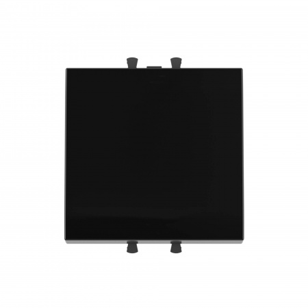 DKC Avanti Черный квадрат Выключатель 16A 2 модуля