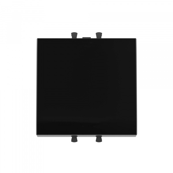 DKC Avanti Черный квадрат Выключатель 16A 2 модуля