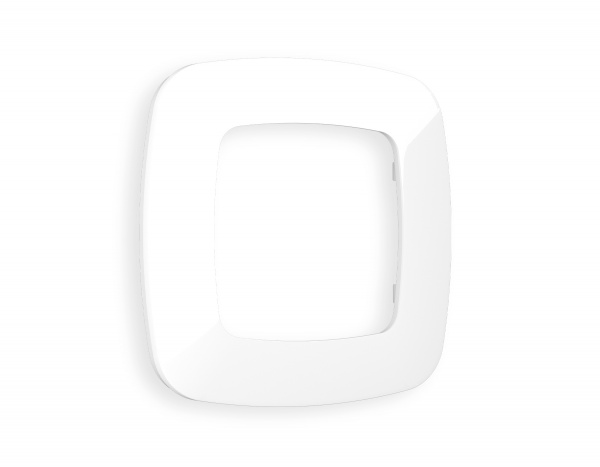 Рамка OMEGA Ecta (Белый глянец) 1-ая OF140101