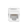 Donel Модуль Keystone RJ45, cat. 5e, UTP, 90 град., белый, DECKU5E90DW