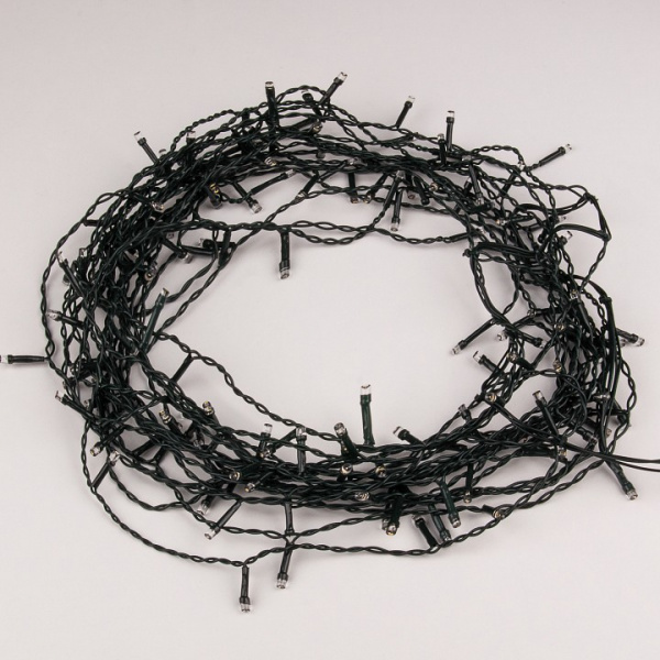 Гирлянда занавес на ель 0,45*1,5 м IP20 200-003 теплый белый Eurosvet 200-003