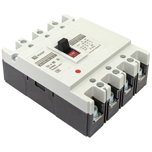 EKF PROxima Выключатель автоматический ВА-99М 100/80А 4P 5In 35кА