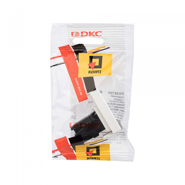 DKC Avanti Белое облако Розетка тип А-А USB 2.0 1 модуль