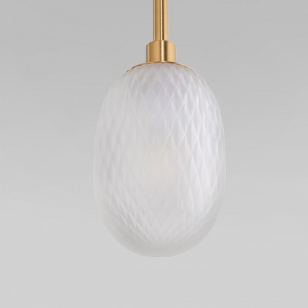 Подвесной светильник со стеклянным плафоном 50266/1 прозрачный Eurosvet Pineapple