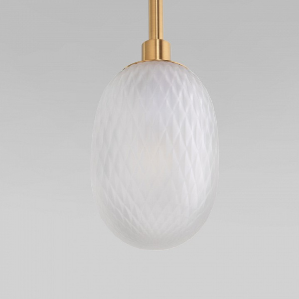 Подвесной светильник со стеклянным плафоном 50266/1 прозрачный Eurosvet Pineapple