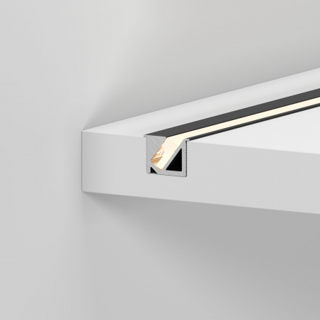 Профиль SL-BEVEL-H10-F14-2000 ANOD BLACK (Arlight, Алюминий)