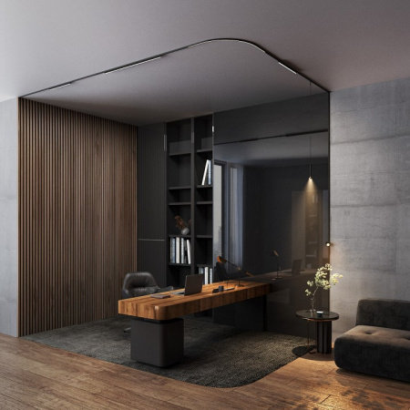 Mini Magnetic Шинопровод накладной (черный) (2м) 85171/00 85171/00 Elektrostandard Mini Magnetic a065631