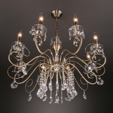 Подвесная люстра 10104/8 античная бронза Eurosvet Ravenna