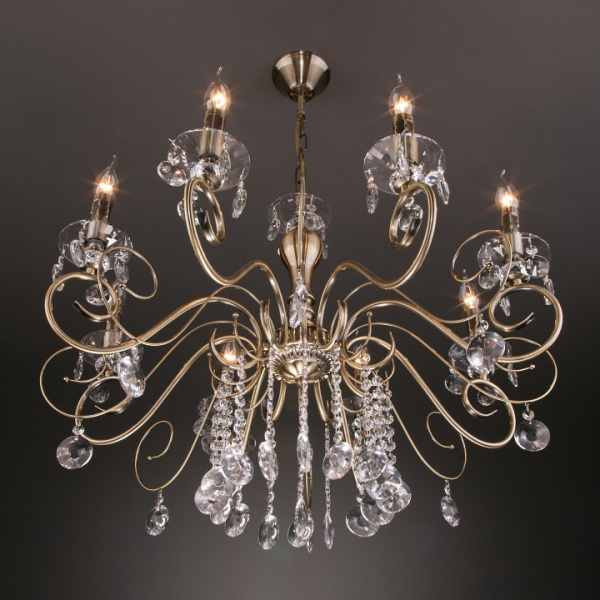 Подвесная люстра 10104/8 античная бронза Eurosvet Ravenna