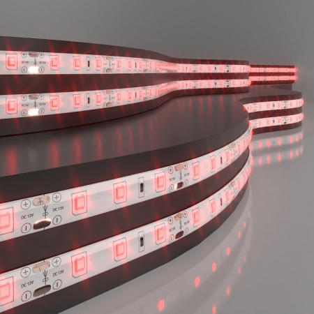Светодиодная лента Лента светодиодная 12V 4,8W 60Led 2835 IP65 красный, 5м Elektrostandard 12V 4,8W a040998