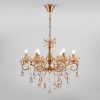 Подвесная хрустальная люстра 10109/6 бронза Eurosvet Escada