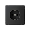 Systeme Electric ArtGallery Карбон Розетка с заземлением, 16А, механизм