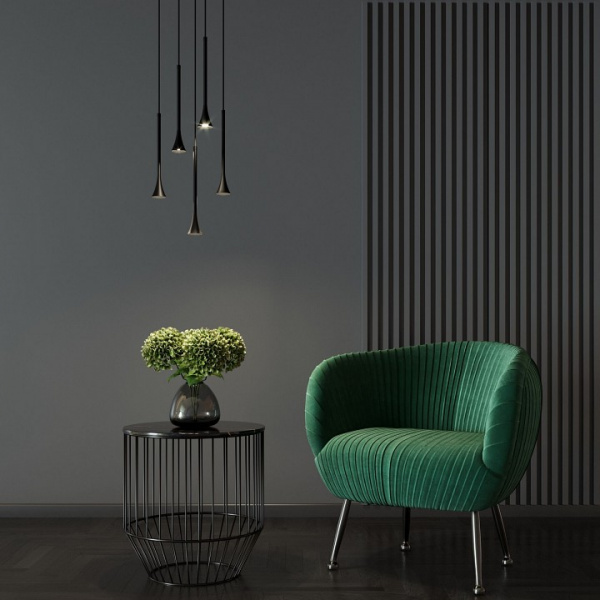 Светильник подвесной светодиодный Hall 5W 4000K черный 50314 LED Elektrostandard Hall a068816 Светильник подвесной светодиодный Hall 5W 4000K черный 50314 LED Elektrostandard Hall a068816