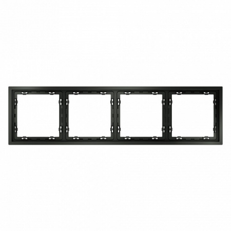 Рамка пластиковая VOLTUM S70 на 4 поста, (титан)